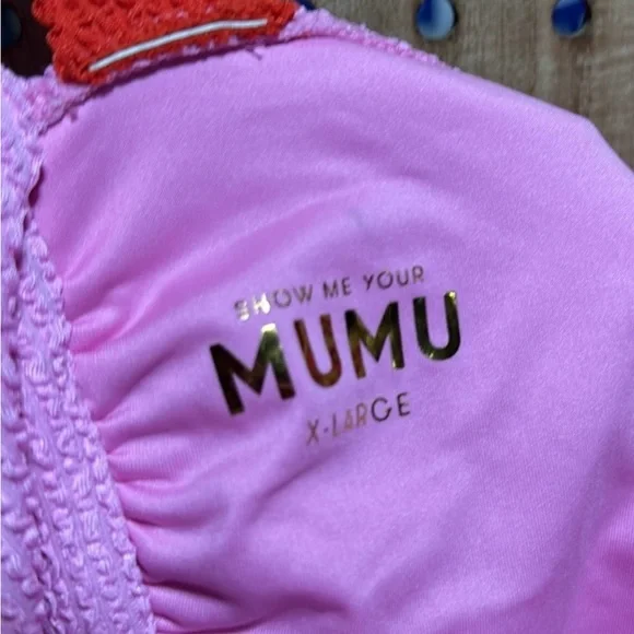 Show Me Your Mumu 🎀 Aruba bikini top XL NWT & Scrunch Del Rey bottom in PINK! - Picture 6 of 7